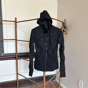 Lululemon Reversible Tunic Hoodie Womens Black/Grey